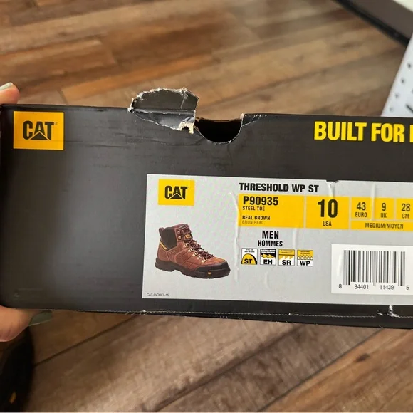 Caterpillar Brown and Black Leather Boots